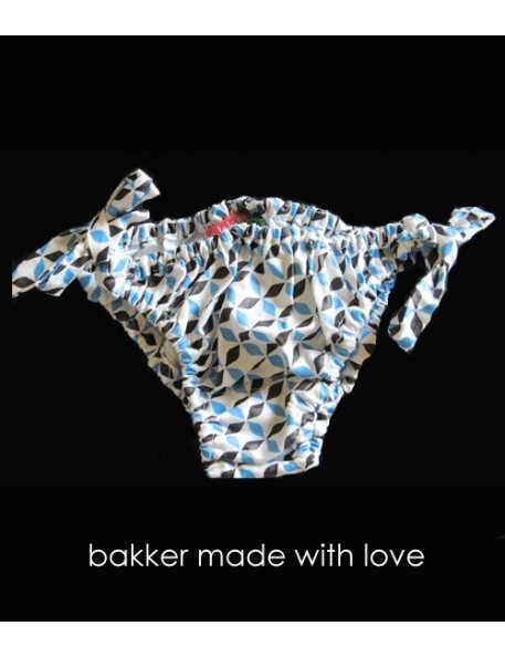 bakker made with love - girl bikini swimsuit * blue tegel*