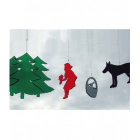 BOMBDESIGN - Mobile *Little Red Riding Hood* 4 motifs