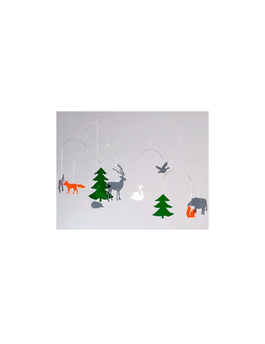 BOMBDESIGN - Mobile *Wildlife in the forest* 10 motifs