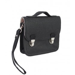 MINISERI - Black leather purse