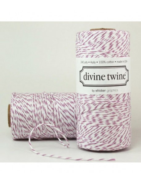 Divine Twine - Ficelle Baker Twine - Prune