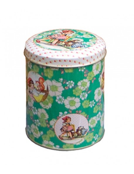 FROY & DIND - Little Girl Cilinder Tin Box