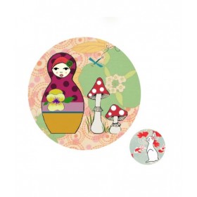 Georges et Rosalie -Set of 2 Magnets