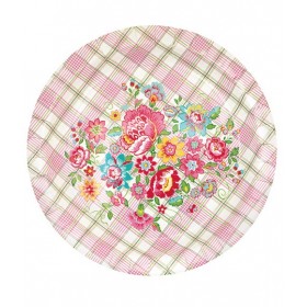 Greengate - 10 Paper Plates - Maggie White