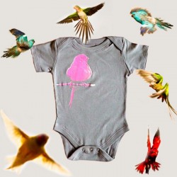 Shirin kids body bébé bio neon bird