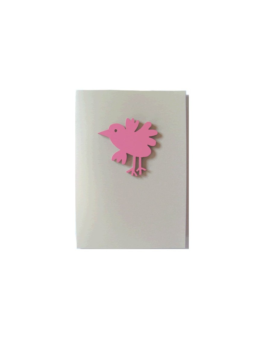 Magnet oiseau + carte & enveloppe, Miriam Berenson