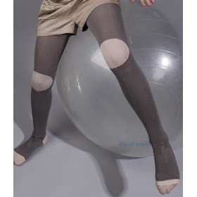 collant balloon gris buisjes en beugels