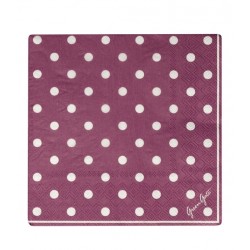 Greengate - 20 Paper Napkins - Naomie Plum