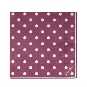 Greengate - 20 Paper Napkins - Naomie Plum