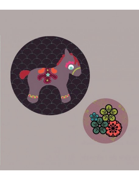 Georges&Rosalie - Set de 2 Badges Poney