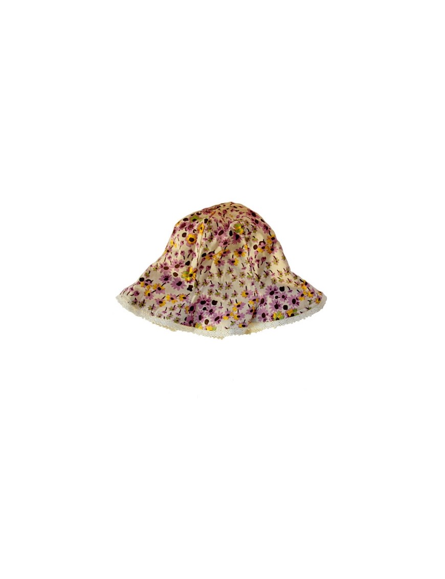 whip cream reversible hat - mustard