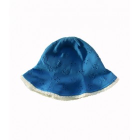 whip cream reversible hat - blue