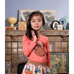 4y - misha lulu tee shirt with owl