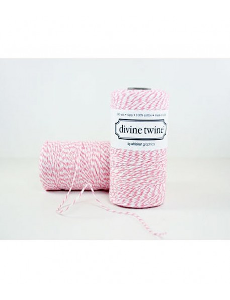 Divine Twine ficelle baker twine framboise