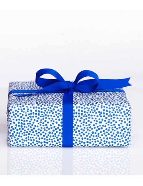 Darling Clementine Papier cadeau Harvest blue dots