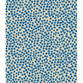 Darling Clementine - Harvest Gift Wrap Blue Dots