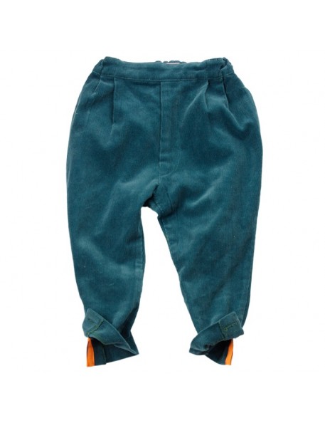 FRANKY GROW - Petrol Green Corduroy Pants