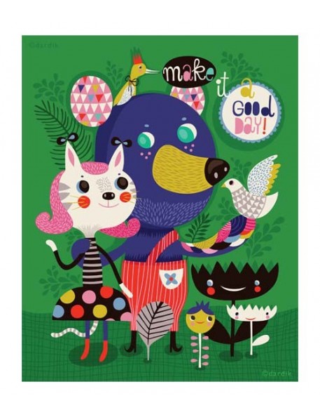 Helen Dardik - A Good Day Print - A4 Helen Dardik - A Good Day Print - A4
