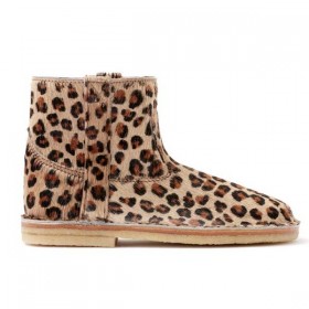 April Showers by Polder - Leopard Leather Boots - Mateo