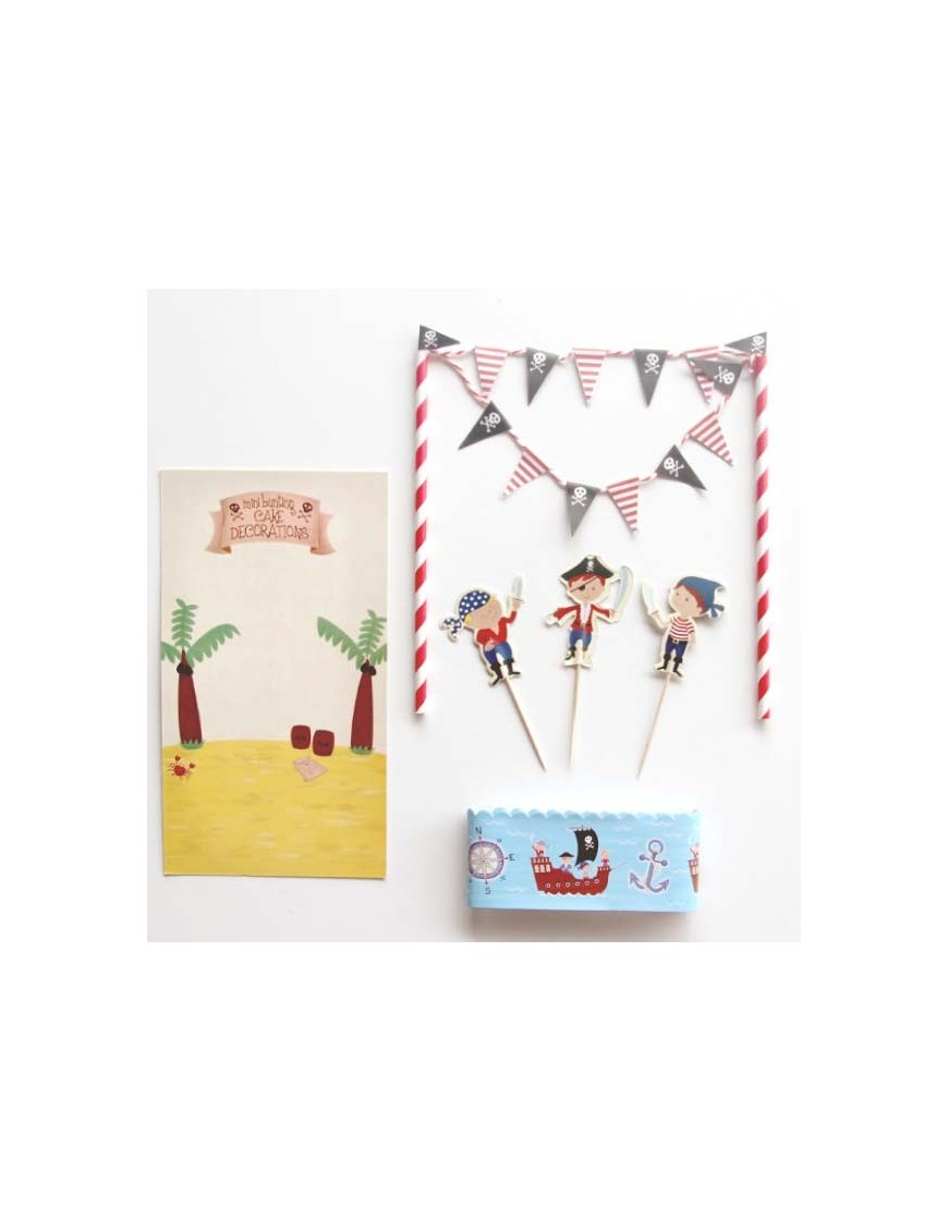 REx - Pirate fun cake bunting set