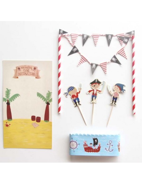 REx - Pirate fun cake bunting set