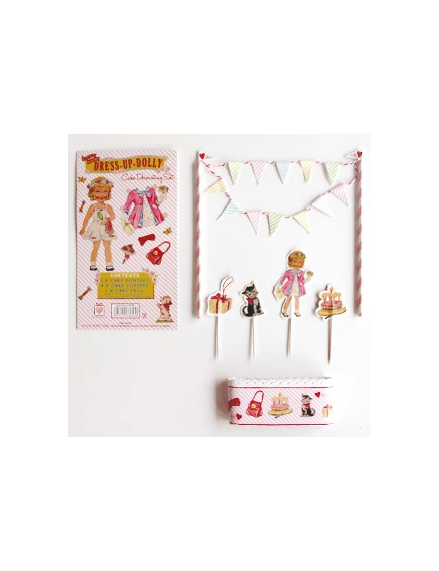 REx - Dress up Dolly cake bunting set