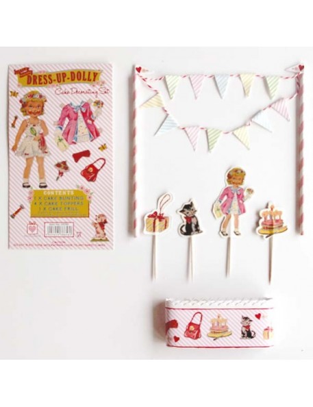 REx - Dress up Dolly cake bunting set